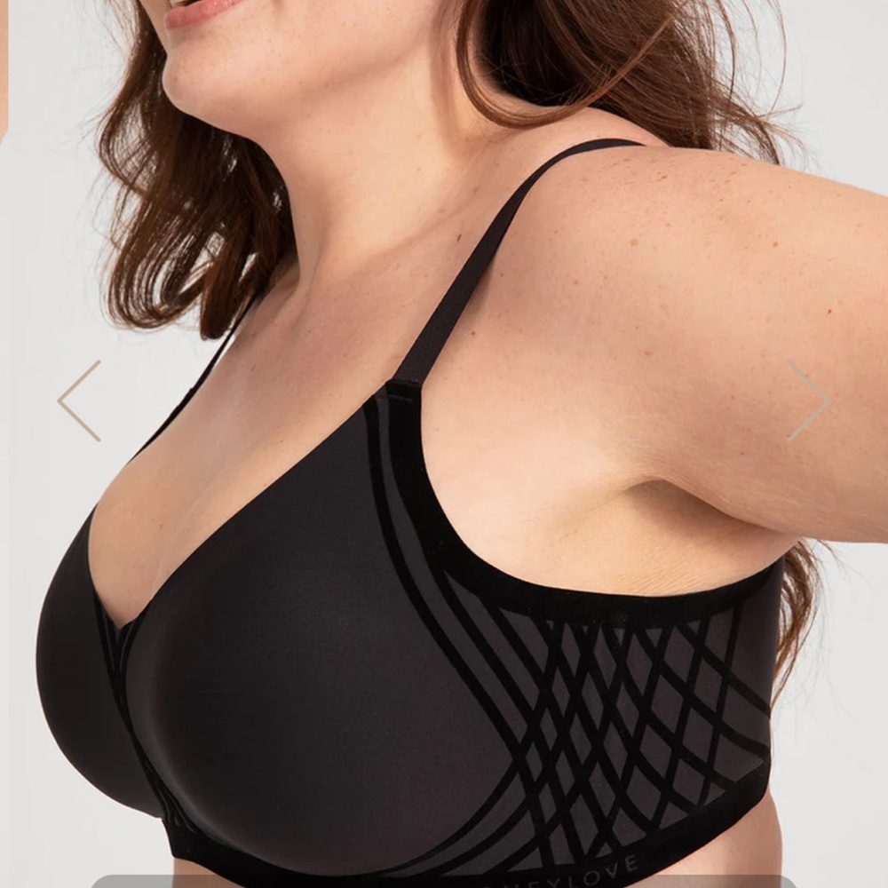 Honey love 1x black silhouette bra